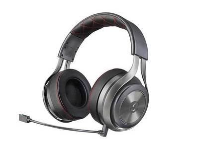 Lucid Sound LS40 7.1 Surround Sound Over-Ear Universal Gaming Wireless Headset - Black