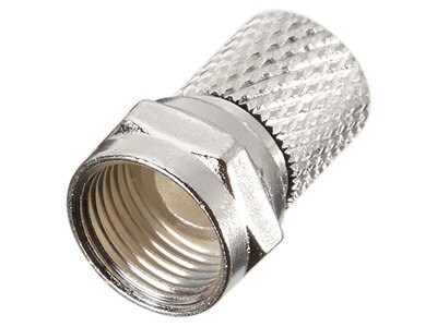 VITAL Silver-Plated F-56 Twist On Coax Cable Connector