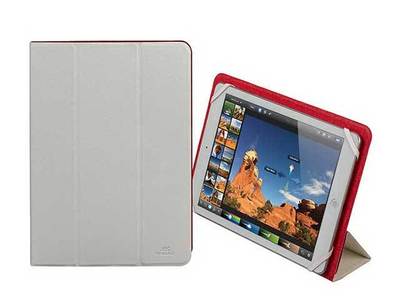 RIVACASE Orly 10.1” Tablet Case - White and Red