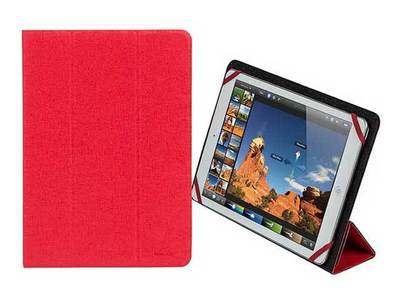 RIVACASE Malpensa 10.1” Tablet Case - Red & Black