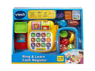 VTech 80191300 Ring & Learn Cash Register - English