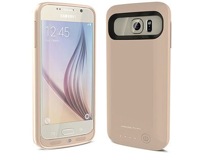 Press Play Surge Samsung Galaxy S6 Battery Case – Gold