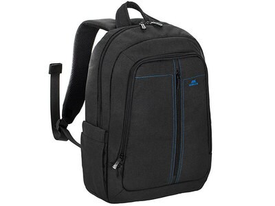 RIVACASE Alpendorf Canvas Backpack for 15.6” Laptops - Black