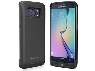 Étui avec pile Surge de Press Play pour Galaxy S6 Edge  de Samsung – noir