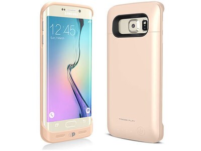 Press Play Surge Samsung Galaxy S6 Edge Battery Case – Gold