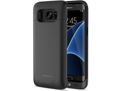 Press Play Surge Samsung Galaxy S7 Edge Battery Case – Black