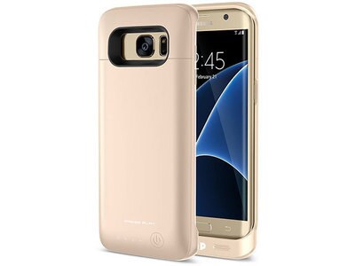 Press Play Surge Samsung Galaxy S7 Edge Battery Case – Gold