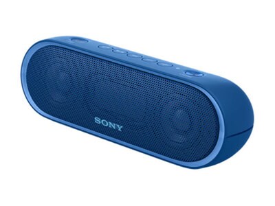 Haut-parleur portatif Bluetooth® SRSXB20 EXTRA BASS™ de Sony – bleu