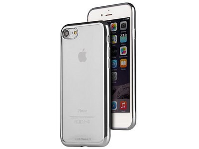 Viva Madrid Metalico Flex Clear Back Case For iPhone 7/8 - Silver