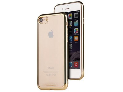 Viva Madrid Metalico Flex Clear Back Case For iPhone 7/8 - Champagne Gold