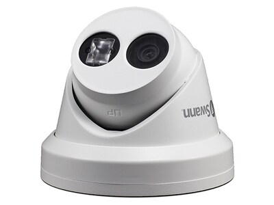 Caméra de sécurité sous dôme 4K intérieure/extérieure, jour/nuit à l’épreuve des intempéries SWNHD-881CAM de Swann