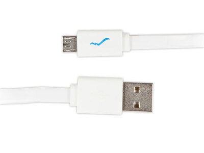 Wiresonic 1m (3.3’) Micro USB Charge and Sync Cable – White