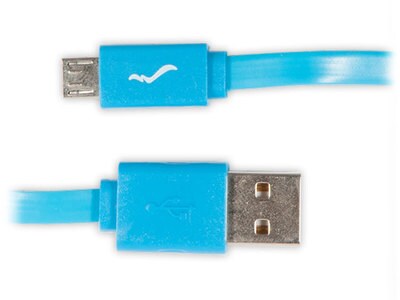 Wiresonic 1m (3.3’) Micro USB Charge and Sync Cable – Blue