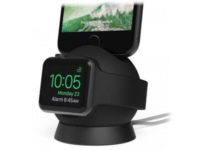 Base de recharge OmniBolt d’iOttie pour montre Apple Watch et iPhone – noir