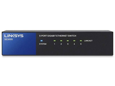 Commutateur Ethernet Gigabit à 5 ports SE3005 de Linksys
