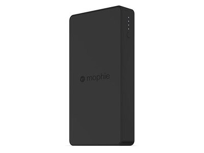 mophie 10000mAh Charge Force Powerstation Portable Power Bank with Wireless Charging - Black
