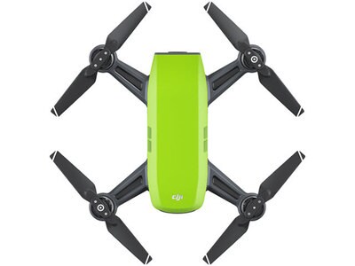 Mini drone quadricoptère Spark de DJI avec ensemble de caméra 1080p Fly More – vert pré