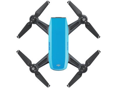 Mini drone quadricoptère Spark de DJI avec ensemble de caméra 1080p Fly More – bleu ciel