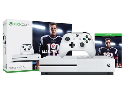 Xbox One S 500GB Madden NFL 18 Bundle