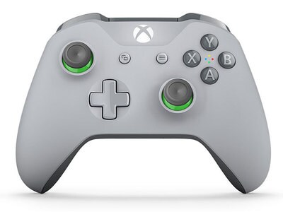 Manette sans fil pour Xbox - gris et vert