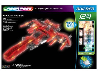Laser Pegs 12-in-1 Space Cruiser Kit
