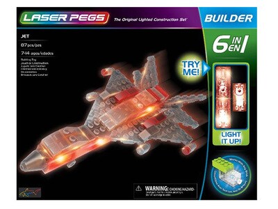 Laser Pegs 6-in-1 Jet Kit