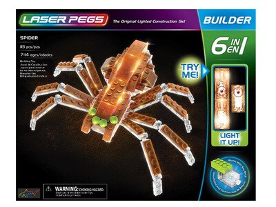 Laser Pegs 6-in-1 Spider Kit