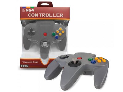 CirKa N64 Wired Controller - Grey
