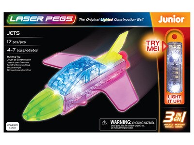 Laser Pegs 3-in-1 Junior Jets Kit