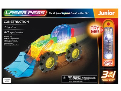 Laser Pegs 3-in-1 Junior Construction Kit