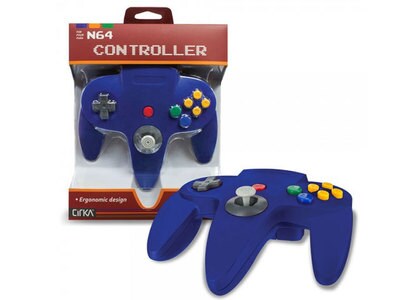 CirKa N64 Wired Controller - Blue