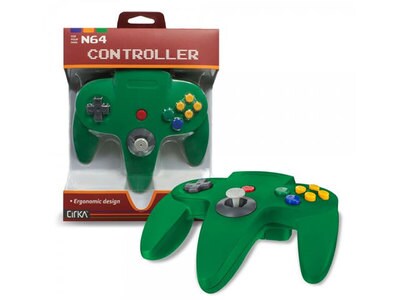 CirKa N64 Wired Controller - Green