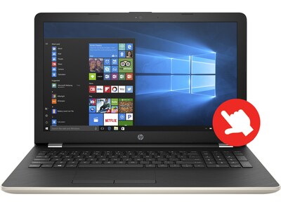 HP 15-bw040ca 15.6” Laptop with AMD A6-9220, 1TB HDD, 8GB RAM & Windows 10 - Gold