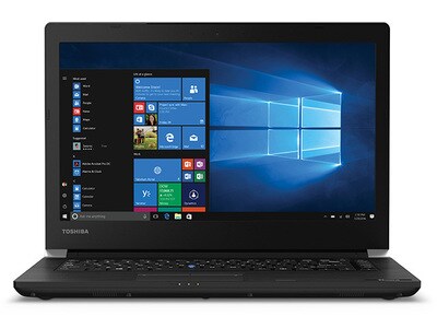Toshiba Tecra A40-D-007 14” Laptop with Intel® Core™ i5-7300U, 256 SSD, 8 GB RAM, Intel® HD Graphics 620 & Windows 10 Pro – Graphite Black