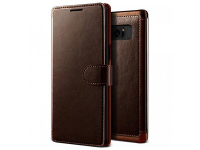 VRS Design Samsung Galaxy Note8 Layered Dandy Wallet Case – Brown