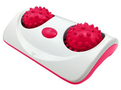 Sharper Image Dual Roller Foot Massager - Pink
