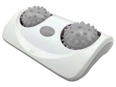 Sharper Image Dual Roller Foot Massager - Grey