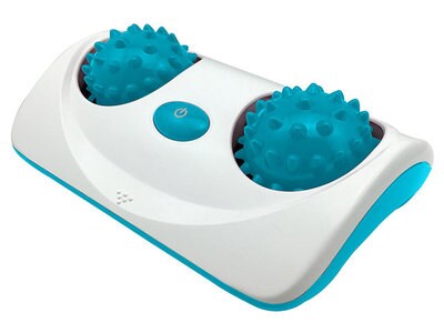 Sharper Image Dual Roller Foot Massager - Blue