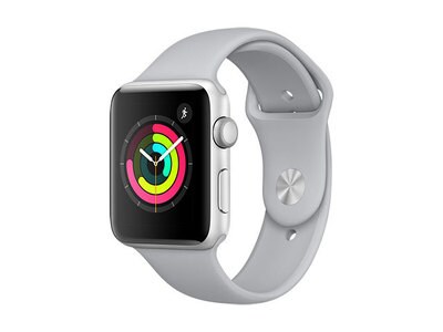 Apple Watch Series 3 42mm Silver Aluminium Case with Fog Sport Band (GPS)