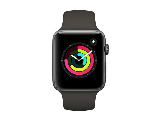 Apple® Watch série 3 de 42 mm avec boîtier en aluminium gris cosmique (GPS) - Démonstration Boîte Ouverte