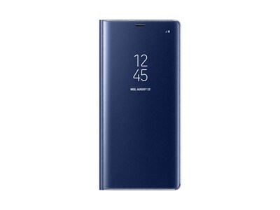Étui Clear View avec fonction Stand de Samsung pour Note8 - Bleu