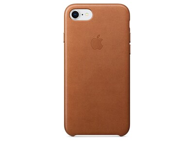 Apple iPhone 7/8 Leather Case- Saddle Brown