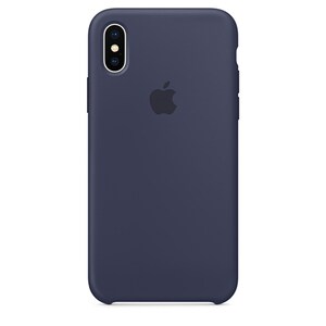 Apple® iPhone X Silicone Case - Midnight Blue