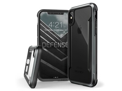 Étui Defense Shield X-Doria pour iPhone X - noir