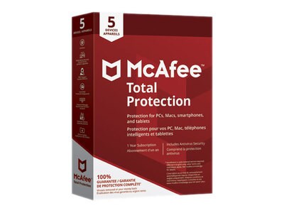 Total Protection de McAfee - 5 appareils