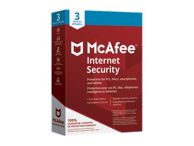 Internet Security 2018 de McAfee - 3 appareils