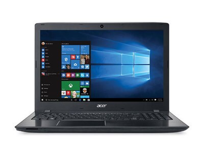 Acer Aspire E5 553 T96R 15.6” Laptop with AMD A10 9600P Processor, 1TB HDD, 8GB RAM, AMD Radeon R5 Graphics, & Windows 10 – Bilingual - Black