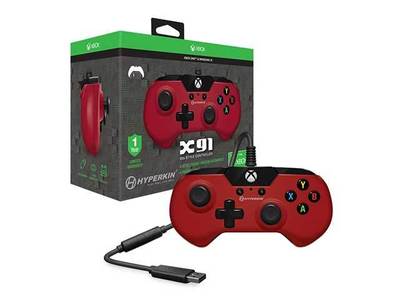 Hyperkin X91 Retro Wired Controller for Xbox One - Red