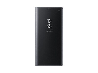 Samsung Note8 Clear View Standing Cover - Black Clear