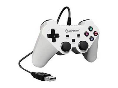 Hyperkin Knight Premium Controller for PS3 – White 